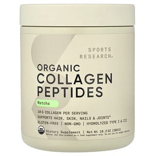 Sports Research, 콜라겐 펩타이드, 말차, 288g(10.2oz)