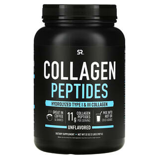 Sports Research, Collagen Peptides, Hydrolyzed Type I & III Collagen, Unflavored, 32 oz (907 g)