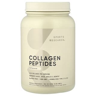 Sports Research, Collagen Peptides, Unflavoured, 2 lbs (907 g)