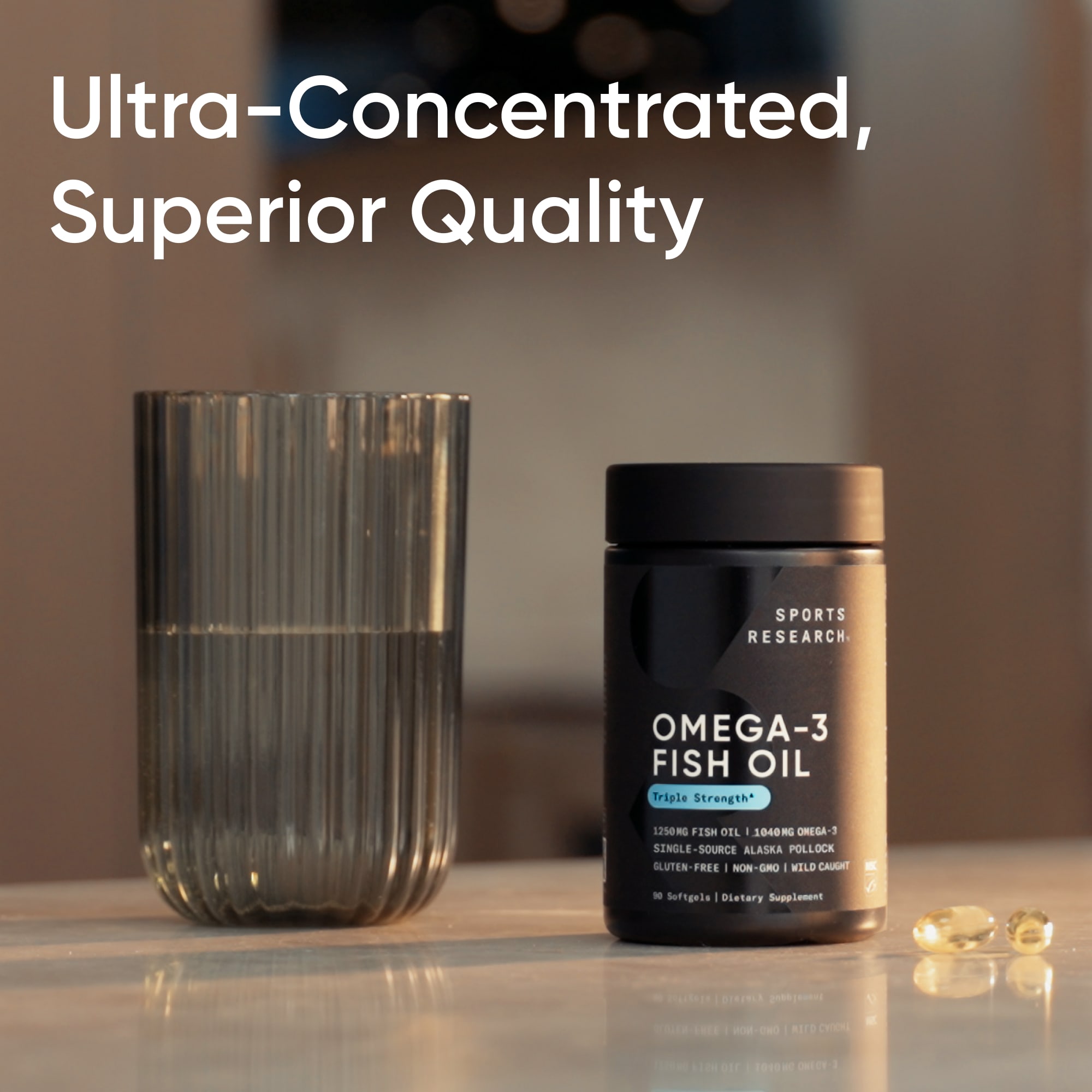 Sports Research, 阿拉斯加 Omega-3 魚油，90 粒軟膠囊