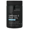 سبورتس ريسورش, زيت السمك الغني بأوميجا-3، قوة ثلاثية، 90 كبسولة هلامية