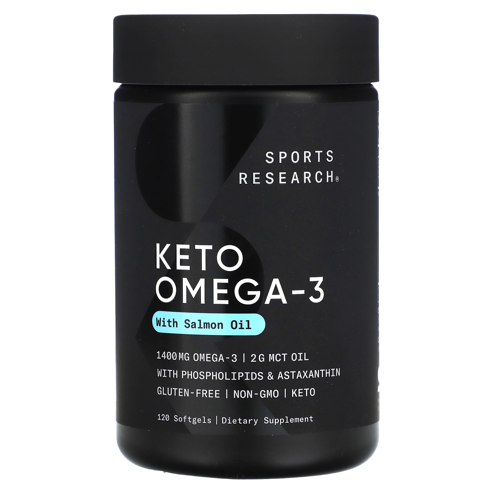 Sports Research, Keto Omega3 with Salmon Oil, 120 Softgels