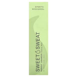 Sports Research, Sweet Sweat®，鍛鍊強化劑，柑橘薄荷味，6.4 盎司（182 克）