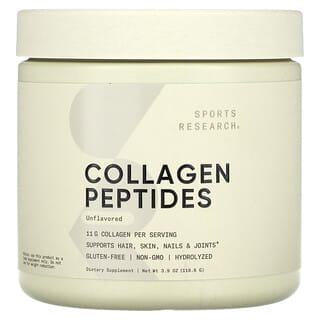 Sports Research, Peptides de collagène, non aromatisés, 110,6 g