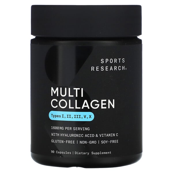 Sports Research, Multi Collagen , 1,600 mg, 90 Capsules