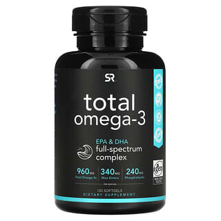Sports Research, Total Omega-3, 120 capsules à enveloppe molle