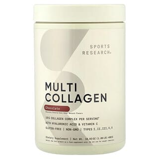 Sports Research (스포츠리서치), 멀티 콜라겐, 초콜릿, 480g(1.06lb)