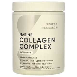 Sports Research, Marine Collagen Complex, Unflavored, 5.8 oz (164 g)