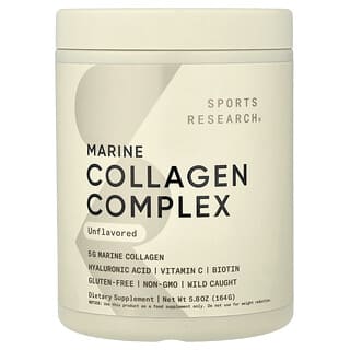Sports Research, 해양 콜라겐 복합체, 무맛, 164g(5.8oz)