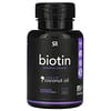 Biotin with Coconut Oil, 5,000 mcg, 120 Veggie Softgels