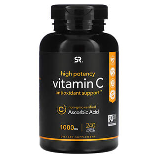 Sports Research, Витамин C, 1000 мг, 240 вегетарианских капсул