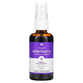 Sports Research, Liquid Elderberry Sambucus Complex Spray, flüssiges Holunder-Sambucus-Komplex-Spray, 1.040 mg, 60 ml (2 fl. oz.)