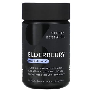 Sports Research, Elderberry, 60 Veggie Capsules