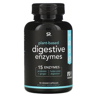 Sports Research, Digestive Enzymes, Plant-Based, 90 Veggie Capsules