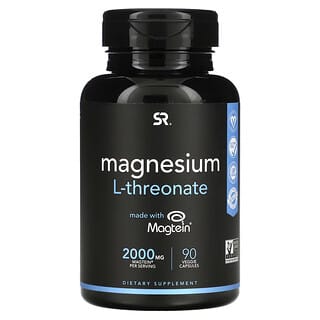 Sports Research, Magnesium, L-Threonate, 2,000 mg , 90 Veggie Capsules
