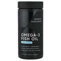Omega-3 Fish Oil, Triple Strength, 180 Yumuşak Jel