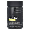 D3 + K2, À base de plantes, 60 capsules à enveloppe molle végétariennes
