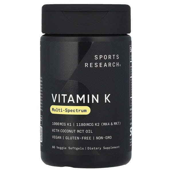 Vitamin K, Multi-Spectrum, 60 Veggie Softgels