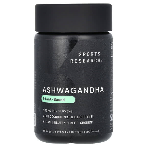 Sports Research Ashwagandha, 60 Veggie Softgels