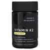 Vitamina K2, Força Extra, 180 mcg, 60 Cápsulas Softgel Vegetais