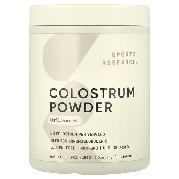 Colostrum Powder, Unflavored, 5.29 oz (150 g)