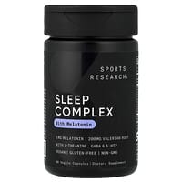 Sleep Complex、メラトニンフリー、ベジカプセル60粒