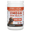 Omega 鲑鱼油皮肤健康配方，猫狗专用，鲑鱼味，180 片咀嚼软片，18 盎司（513 克）