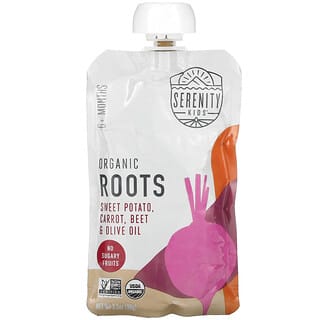 Serenity Kids, Organic Roots, Sweet Potato, Carrot, Beet & Olive Oil, 6+ Months, 3.5 oz (99 g)