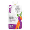 органическая морковь, для детей от 6 месяцев, оранжевая, фиолетовая и желтая морковь с оливковым маслом, 99 г (3,5 унции)