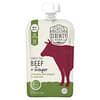 Serenity Kids, Grass Fed Beef + Ginger with Pea, Bell Pepper & Broccoli, 6+ Months, 3.5 oz (99 g)