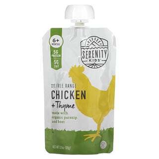 Serenity Kids, Chicken with Thyme, 6+ Months, 3.5 oz (99 g)
