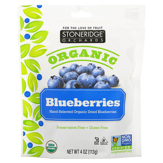 Stoneridge Orchards, توت أزرق عضوي، 4 أوز (113 جرام)