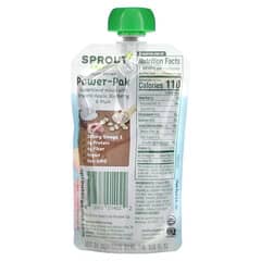 Sprout Organics, Power Pak, 12 Months & Up, Apple,  Blueberry & Plum, 4 oz (113 g)