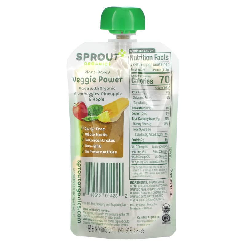 Sprout store baby food