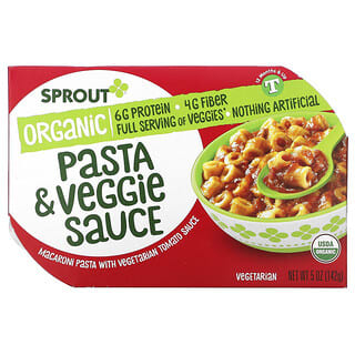 Sprout Organic, Pasta & Veggie Sauce, 12 Months & Up, 5 oz (142 g)
