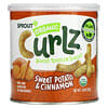Curlz, сладкий картофель и корица, 1,48 унц. (42 г)