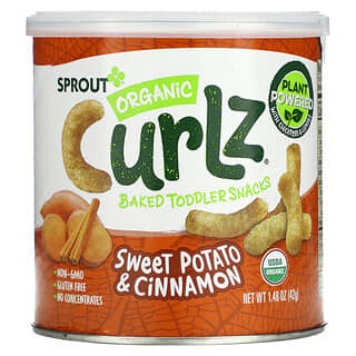 Sprout Organic, Curlz, Batata y canela, 1.48 oz (42 g)