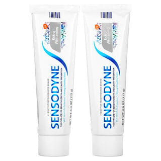 Sensodyne‏, Extra Whitening Toothpaste with Fluoride, Twin Pack, 2 Tubes, 4 oz (113 g) Each