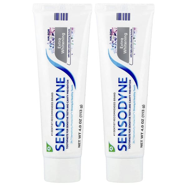 Sensodyne, 含氟加倍美化牙膏，雙包裝，2 支，每支 4 盎司（ 113 克）