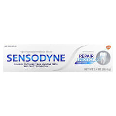 Sensodyne, Отбеливающая зубная паста Repair & Protect с фтором, 96,4 г (3,4 унции)