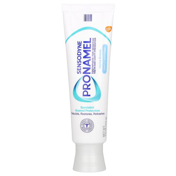 Sensodyne, 舒適達，溫和美化牙膏，阿爾卑斯微風香型，4 盎司（113 克）