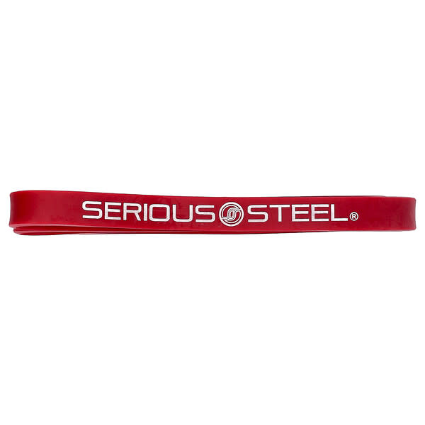 Serious Steel Fitness, 41 英寸彈力帶，#2 紅色，1 件