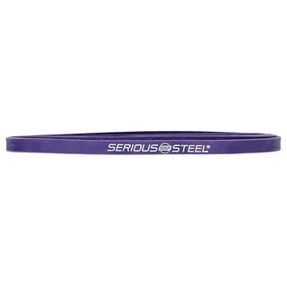 Serious Steel Fitness, Banda de resistencia de 32 in, Púrpura n.º 1, 1 unidad