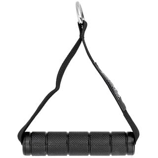 Serious Steel Fitness, 尼龙 D 型把手，黑色，1 件