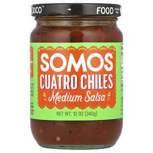 Somos, Cuatro Chilis Salsa, Moyen, 340 g'