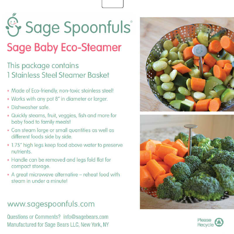 Sage Spoonfuls Baby Eco Steamer