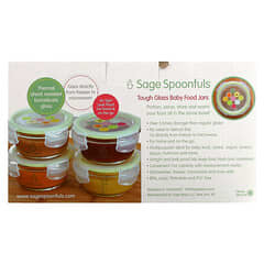 Sage Spoonfuls, Robuste Glasschalen, 4er-Pack, je 210 ml (7 oz.)