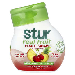Stur, 還元水エンハンサー、フルーツパンチ、48ml（1.62液量オンス）