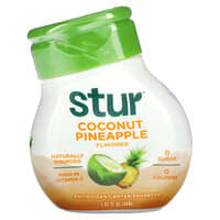 Stur Coconut Pineapple Liquid Water Enhancer, 1.1 Fluid Ounce -- 6 per case.