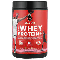 100% Whey Protein Plus, Strawberry Smoothie, 1.8 lbs (816 g)